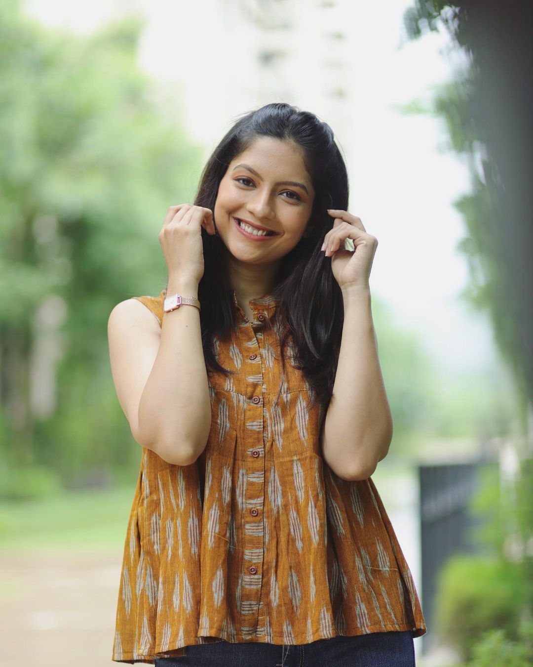 Sharvari Kulkarni Borkar Red Dress