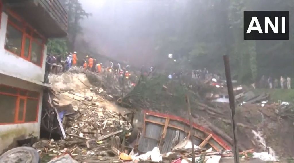 landslide in Shimla