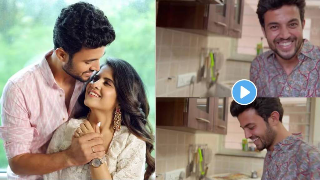 prasad jawade made special dish for amruta deshmukh family video viral