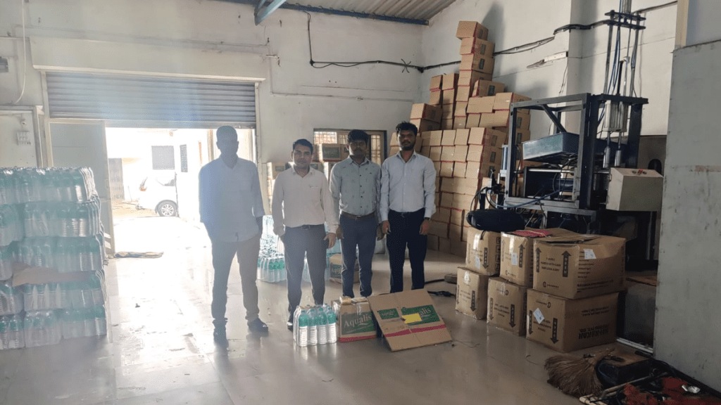 team Nagpur branch BIS raided bottled water manufacturer Pardgaon Road Jalna district