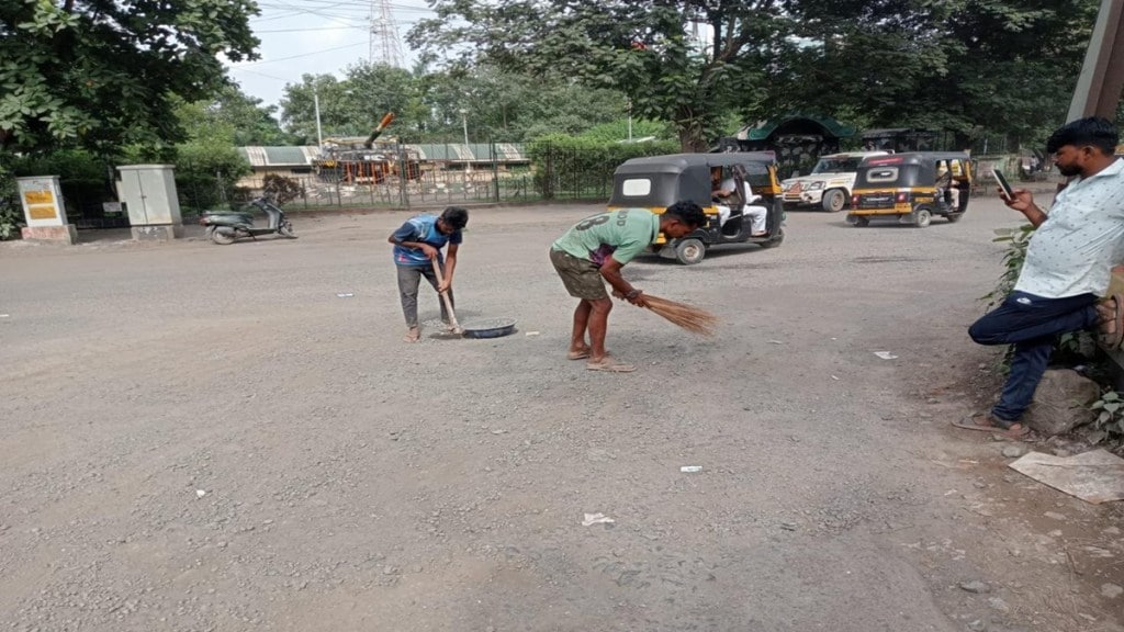 gharda circle road clean pwd