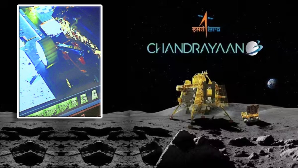 chandrayan pradyan rover click picture on moon