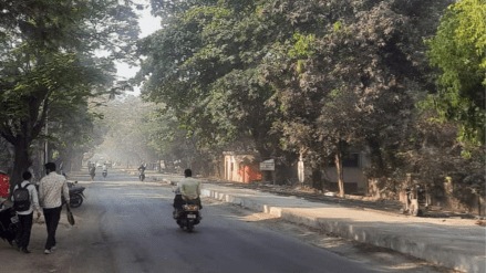 two machines road dust control kalyan dombivli municipality