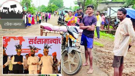 dead body of tuberculosis patient on two wheeler