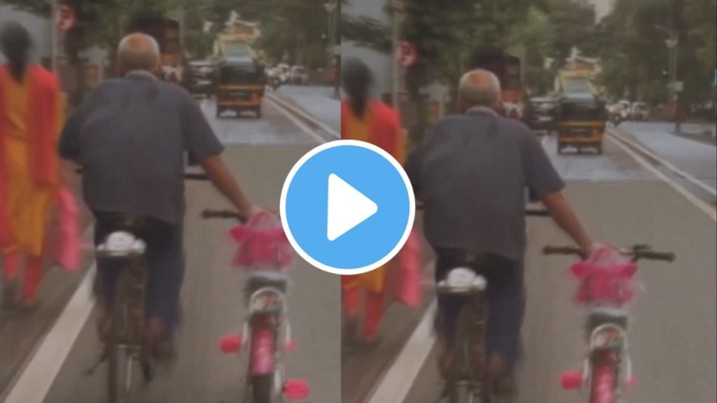 father emotional video a father buy bicycle to complete childs wish video goes viral