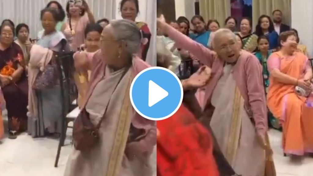 a old lady dance video viral on monika oh my darling song instagram social media