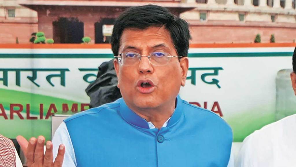 opposition moves privilege motion against piyush goyal