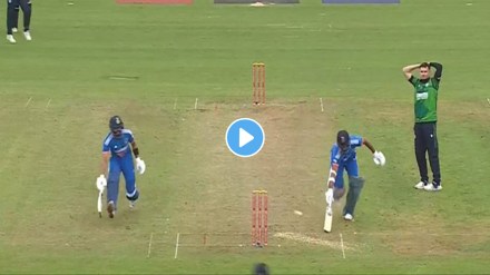 In IND vs IRE 1st T20 Yashasvi Jaiswal and Ruturaj Gaikwad ran at the same end where Ireland missed run out chance watch viral video