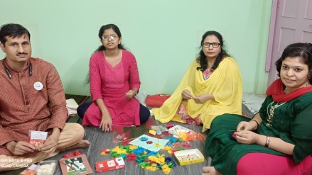 employment disabled rakhi making rakshabandhan