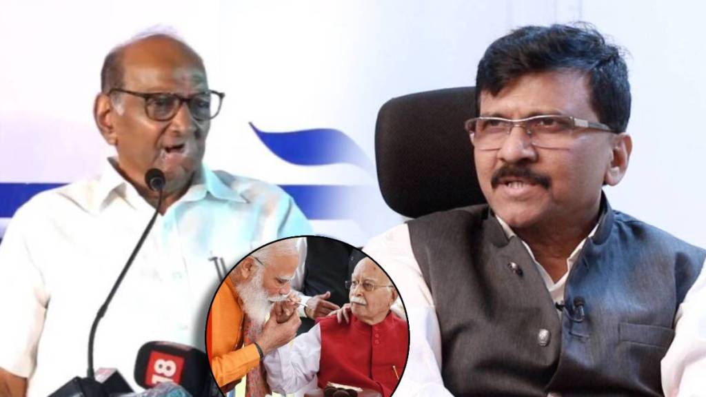 sanjay raut and sharad pawar