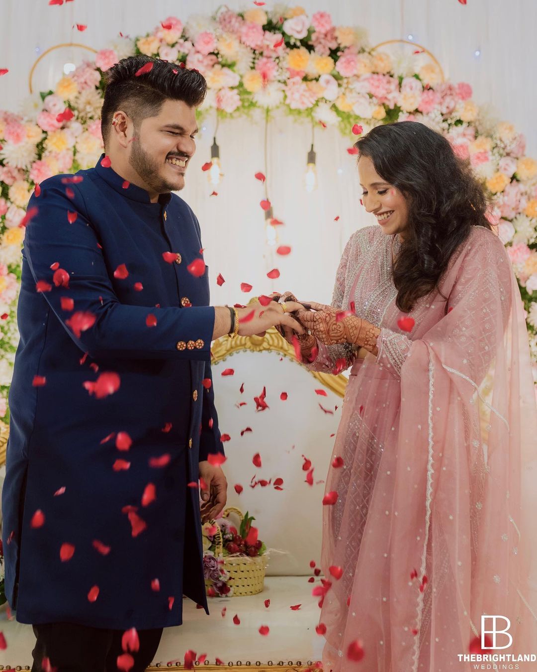 swanandi tikekar shared her mother in law and father in law photos from her engagement ceremony