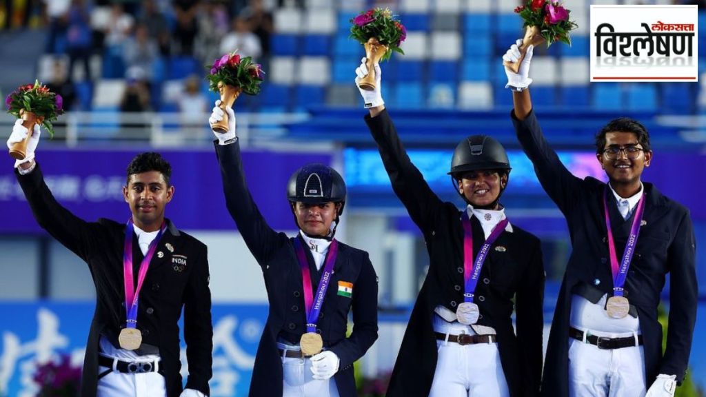 india wins gold in horse riding