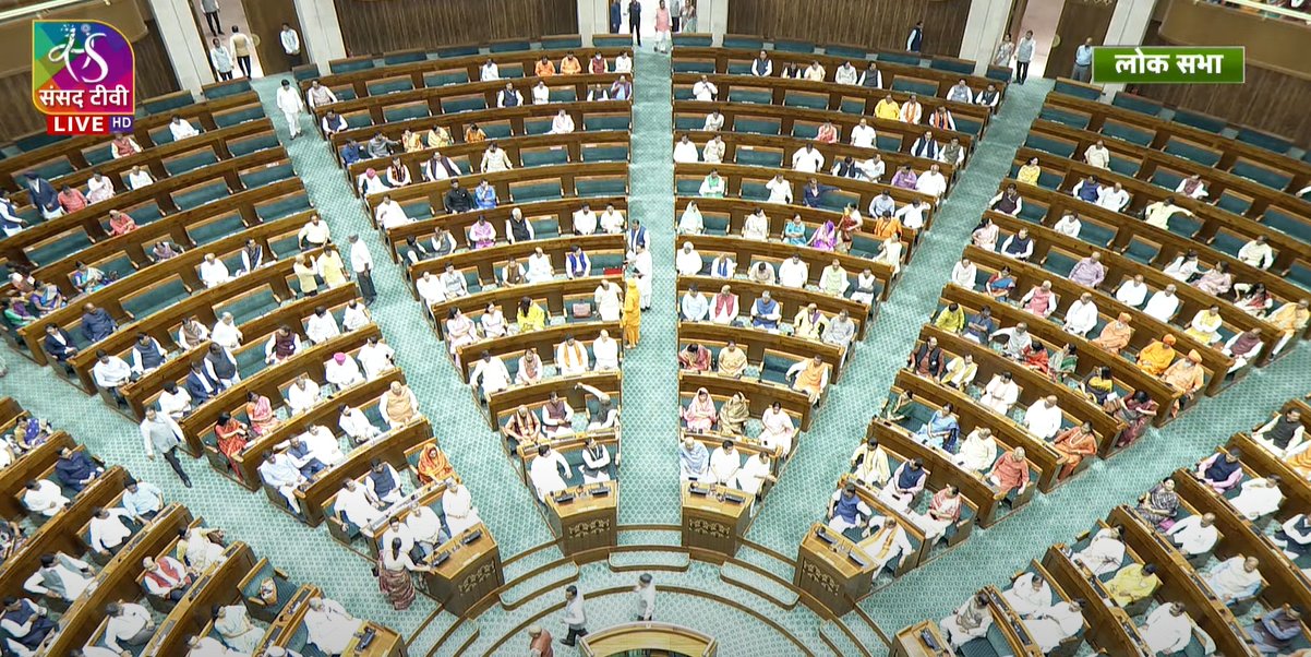 New-Parliament-building-special-session-loksabha-photos