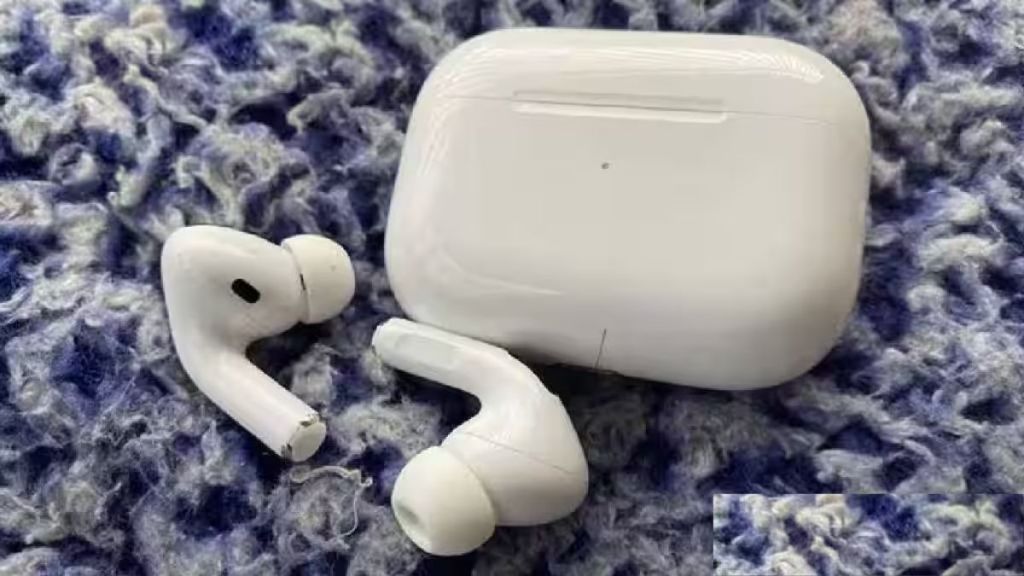 Woman swallows her Apple Airpod