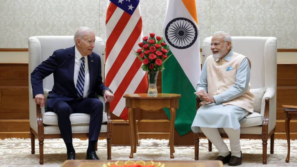 Joe biden and pm narendra