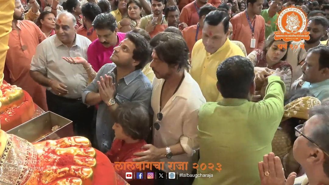 Lalbaugcha Raja 2023 Celebrity Visit Photos