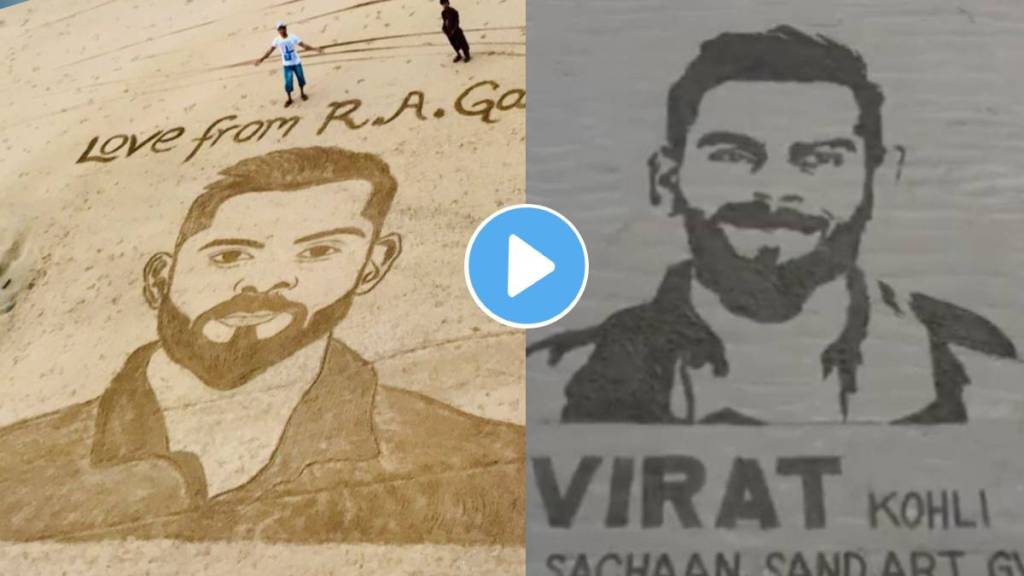 Virat Kohli's Sand Art Video Viral