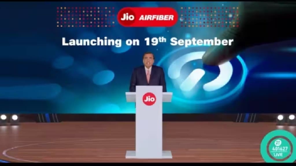 relaince jio launch jio air fiber tomarrow onn ganesh chaturthi