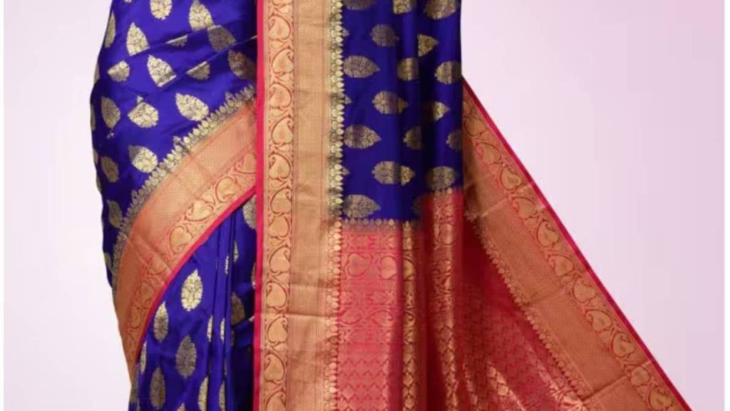 How to identify a pure Kanjivaram silk saree?