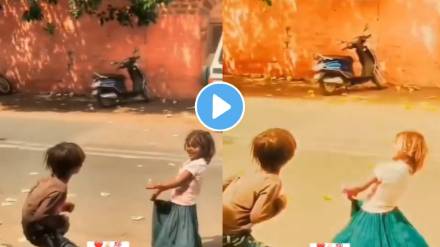 Brother and sister Energetic Dance on road Went Viral On Social Media trending today