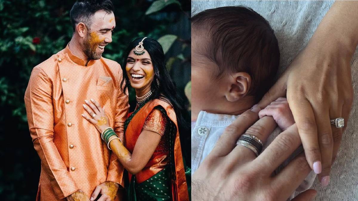 Glenn and Vini Child ग्लेन मॅक्सवेल झाला बाबा, पत्नी विनी रमनने दिला