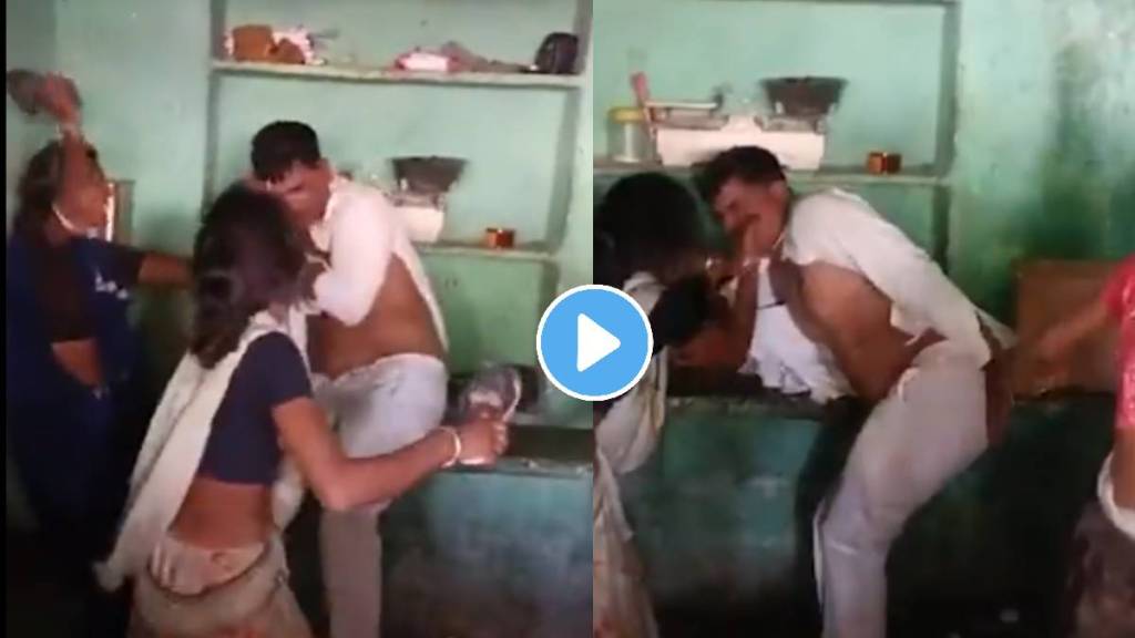 Sarpanch and Village women over molesting women of the village in Bhilwara Rajasthan crime video viral on social media