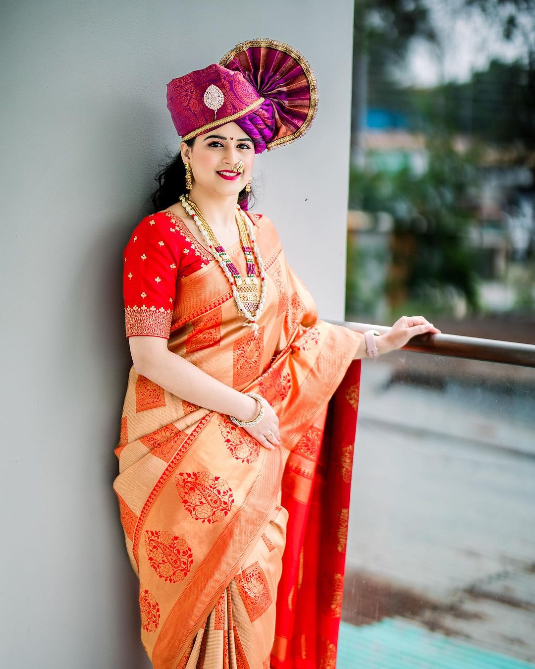 Prajakta Gaikwad Saree Look