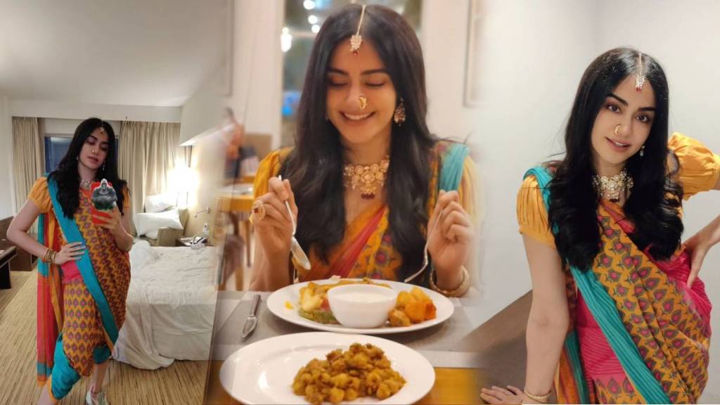 the kerala story fame actress adah sharma maharashtrian look