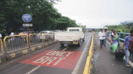 fine for driving on brt route