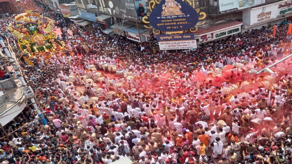 pune ganesh visarjan 2023, guardian minister chandrakant patil, pune ganesh utsav 2023