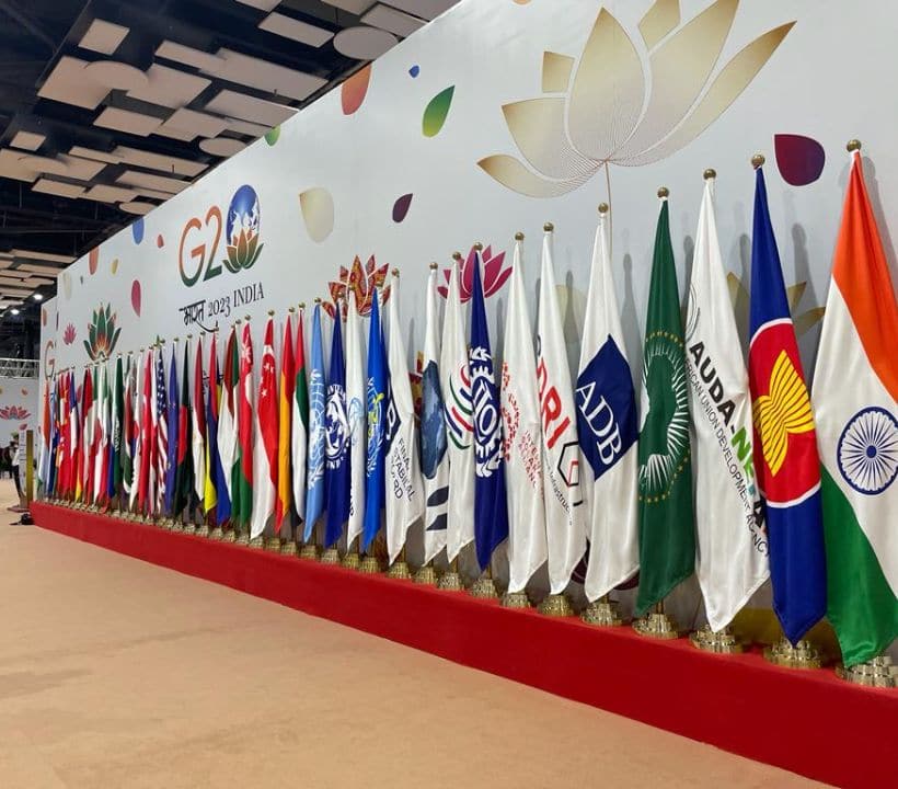 flags for G20