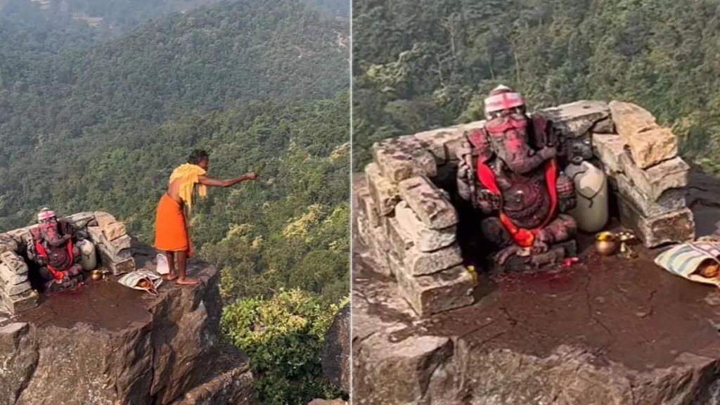 mysterious mandir of dantewada at chhattisgarh dholkal ganesh mandir video goes viral