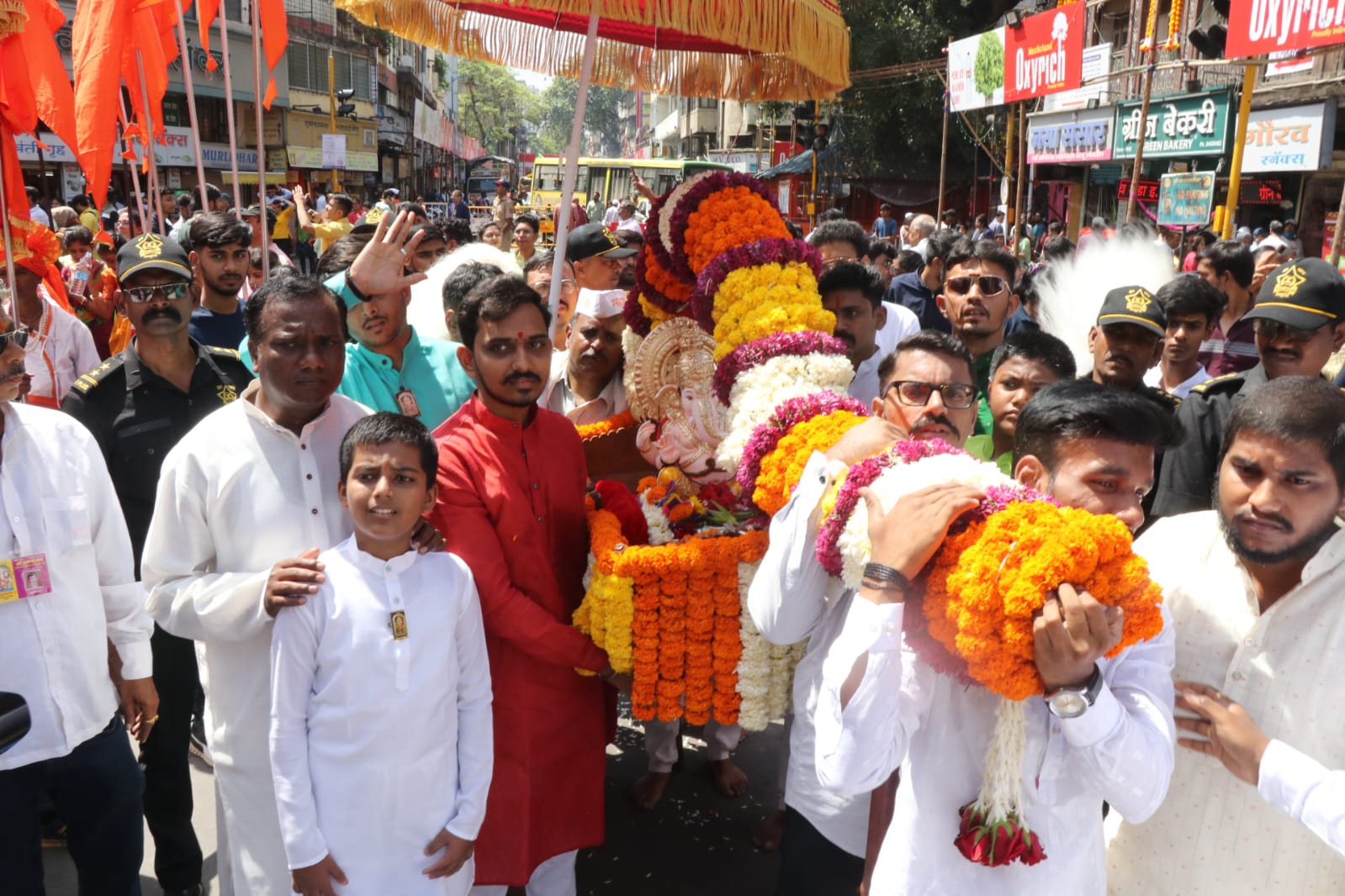 Ganesh Mandals ganpati in Pune city