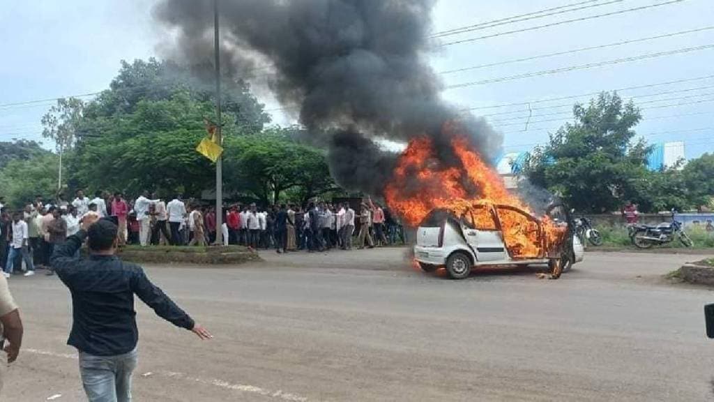 , dharashiv district, Madaj vilaage, youth suicide, maratha reservation