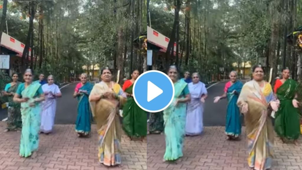 old women in Old Age Home or Vrudhashram dance on Badal Barsa Bijuli Viral Reel video goes viral