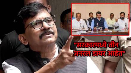 sanjay raut cm eknath shinde devendra fadnavis ajit pawar