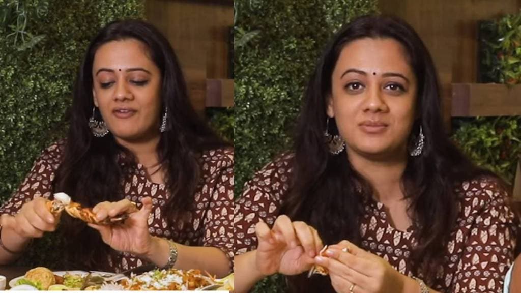 spruha joshi troll after eating crab