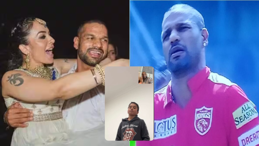 Shikhar Dhawan First Post After Mental Torture Divorce Makes Netizens Emotional Wrote Gulzar saheb Shayari For Sons Photo