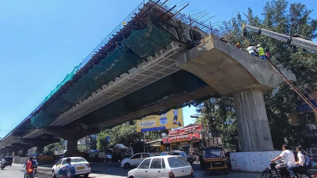 Delay in flyover work due to metro work