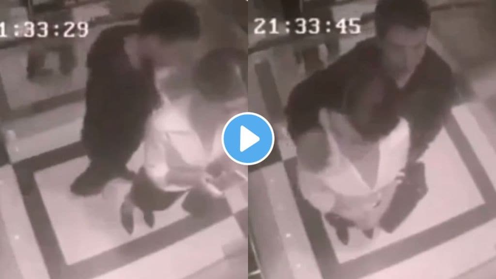 A woman assaulted a person who misbehaved in the lift