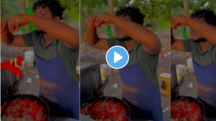 manchurian viral video hand in boiling oil remove manchurian by hand from the boiling oil