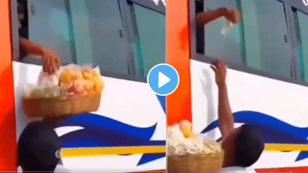 A person did a strange prank with a popcorn seller