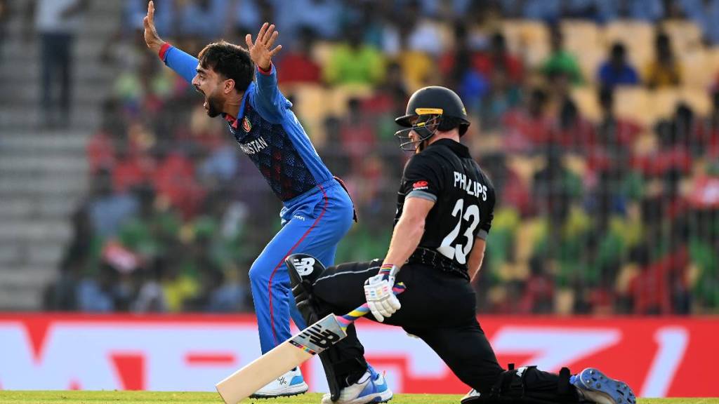 New Zealand vs Afghanistan Score Updates in Marathi