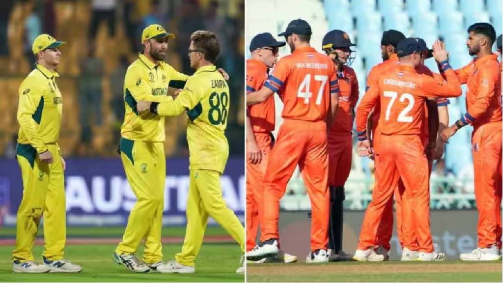 AUS vs NED World Cup 2023 Latest Score Updates in Marathi