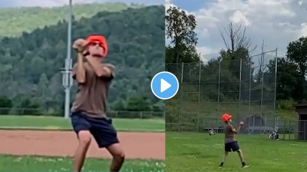 An 18 year-old made a world record The highest catch of a tennis ball