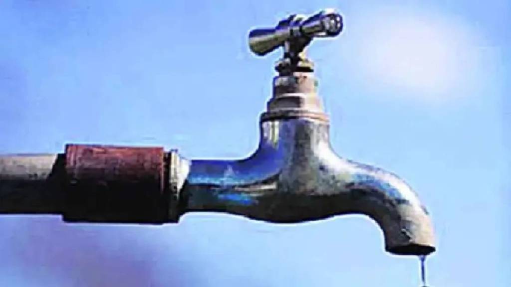 water supply Karanjade Colony