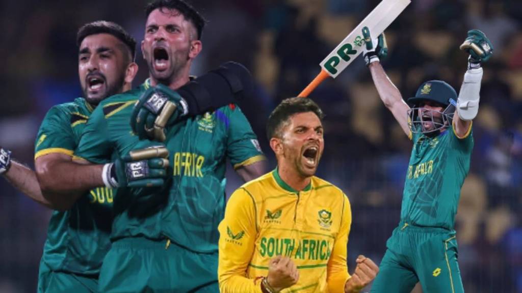 Keshav Maharaj Instagram Post Viral Bat Photo Has Sign of OM Indians Go Happy After PAK vs SA Huge Point Highlight In World Cup