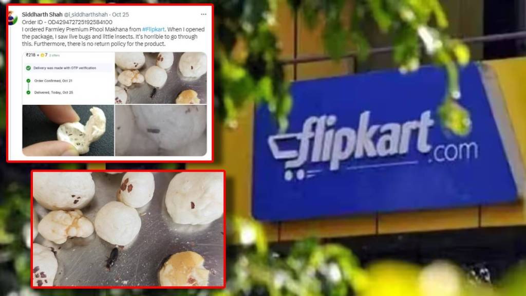 Man receives bug infested makhana from Flipkart Company issues refund