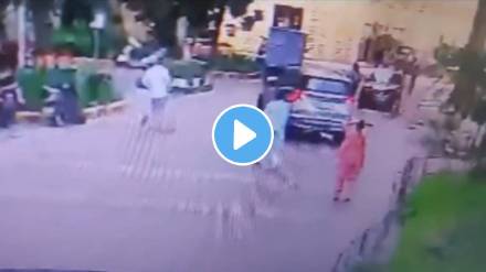 Elderly woman crushed to death by car at Noida residential society shocking video viral