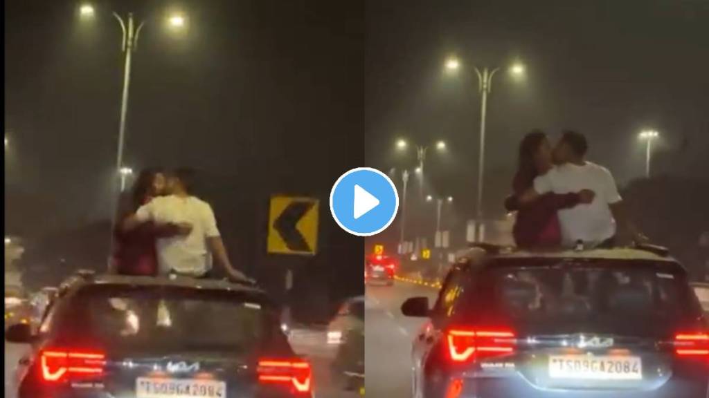 Hyderabad Couple's Sunroof Kiss Video Goes Viral, Raises Safety Concerns